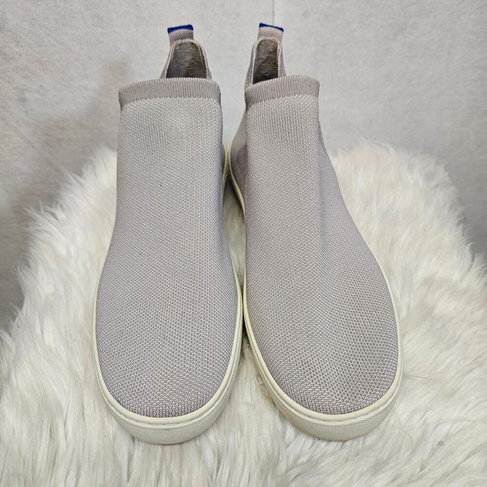 Rothy's Chelsea Boot Women's Size 10 Knit Pull-On Sneaker Lilac Gray - Picture 2 of 8